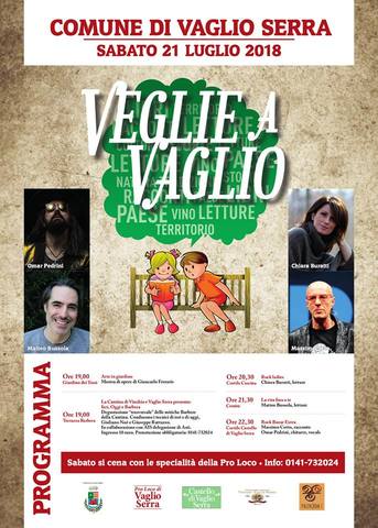 "VEGLIE A VAGLIO" 2018 - FESTIVAL DEL RACCONTO